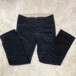🌹KUHL slate gray corduroy stretch straight leg size 12R